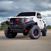 Para Choque Dianteiro para Nissan Frontier, 2015 a 2018 - Feito em aço acompanha mesa ( base para guincho )