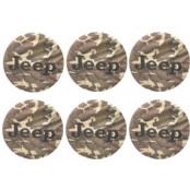 Capa de estepe Jeep camuflada Bege Medida 750x16 equivalente à 235x85x16 e 255x75x15 no atacado (6 unidades)