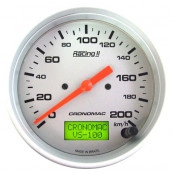Velocímetro Eletrônico 100mm 200km/h Cronomac - Linha Racing II