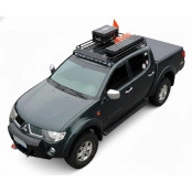 Bagageiro Mitsubishi Triton Modelo Expedition - Compatível com Barraca de Teto (Preto Pintura Epóxi)