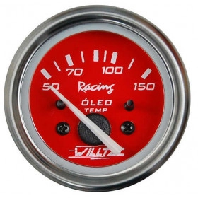 Termômetro Óleo 50 - 150ºC ELET. 12V ø=60mm Vermelho (W20.273R)