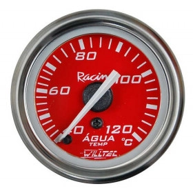 Termômetro Água 40 - 120ºC Mecânico ø=60mm Rosca=H Cabo=1,8 Vermelho (w01.519R)