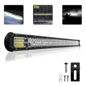 Farol De Barra Auxilar super  Led 9d 540w 100 cm 12v-60v Off-road - Alcance 500 Metros de Alcance em Área Livre