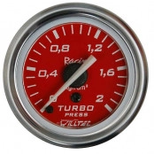 Pressão Turbo 0-2Kg ø=60mm Rosca =Bico 8mm Vermelho (W04.390R)