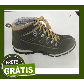 Tenis Top Boots Nobuck Modelo Adventure Masculino - Verde Oliva