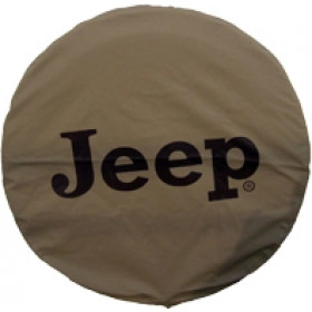 Capa de Estepe com estampa Jeep Silk na cor Bege  Ref. 2065/SA