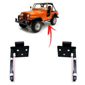 Kit Dobradiça Superior do Quadro de Parabrisa Fixo do Jeep Willys CJ5 e CJ6 - Lado Direito e Esquerdo