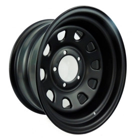 Roda 17x9 5x139 Daytona Black em Aço para Willys, Rural, F75 F1000 Suzuki Samurai Jimny Vitara Niva - MANGELS