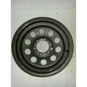 01- roda para estepe em aço modular prata 16x7 6 furos de 139,7