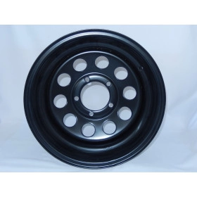 Roda 16x8 de aço modular black 5 furos de 139.7 para Jeep Willys / Rural F-75 Até 1983, F-1000 Até 1998 - 20 dias para o