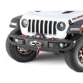 Para-choque  10th Anniversary Wrangler Rubicon em Aço c/ Base de Guincho p/ Jeep Wrangler JK 2007-2018 JL 2019 em diante
