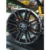 Roda Gt7 Strong Off Road / Aro 18x9 / 6x139 Concava Preto Semi Brilho 