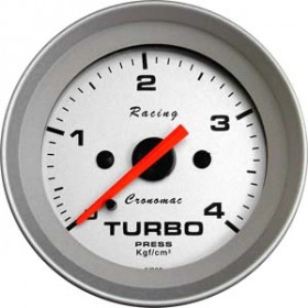 Pressão do Turbo 3 Kgf/cm² ou 4 Kgf/cm²  - ø=60mm - Cronomac Linha Racing