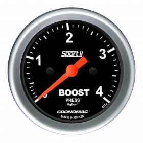 Pressão do Turbo 4 Kgf/cm²  - ø=60mm - Cronomac Linha Sport II