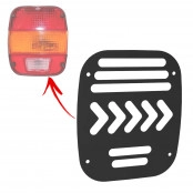 Protetor em Aço Lanterna Traseira Marmitão p/ Troller 2014 / Caminhão Ford Cargo / Caminhão VW / Caminhão MB - Unitario