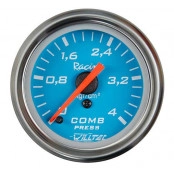 Pressão Combustível 0-4Kg ø=60mm Rosca =Q  Azul (W04.382R)