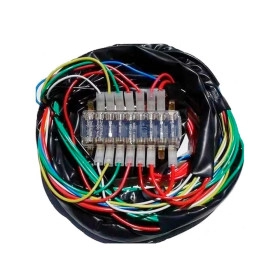 Chicote completo para Jeep Willys CJ5, CJ3 e CJ2 - Com caixa de Fusível
