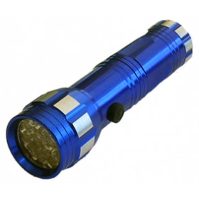 Ref: 1001/SA  Lanterna em Aluminio 14 LEDS