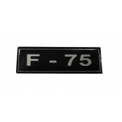 Plaqueta F-75