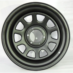 Roda Daytona 17x8 5 Furos de 139,7 feita em aço reforçado para Jeep Willys e Ford, off set negativo -25 ( Não Precisa de