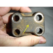 Quadrado de ajuste do munhão usado em bom estado