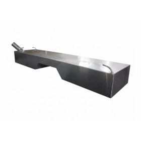 Tanque de Combustível Duplo 63 litros em Inox para Jeep Willys CJ5