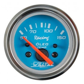 Termômetro Óleo 50 - 150ºC ELET. 12V ø=52mm Azul (W20.268R)