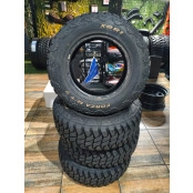 pneu 235/70 R16 x-bri forza mud  semi-novos 90%de vida jogo 4 unidades 