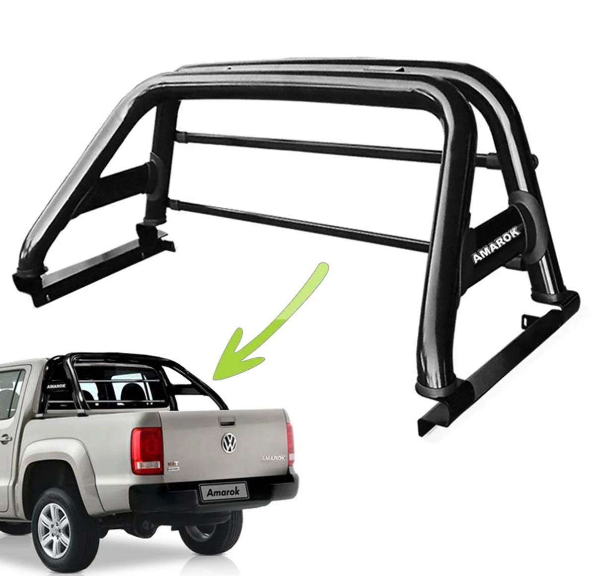 Santo Antônio Reforçado para Amarok Cabine Simples ou Dupla - Todos os Anos