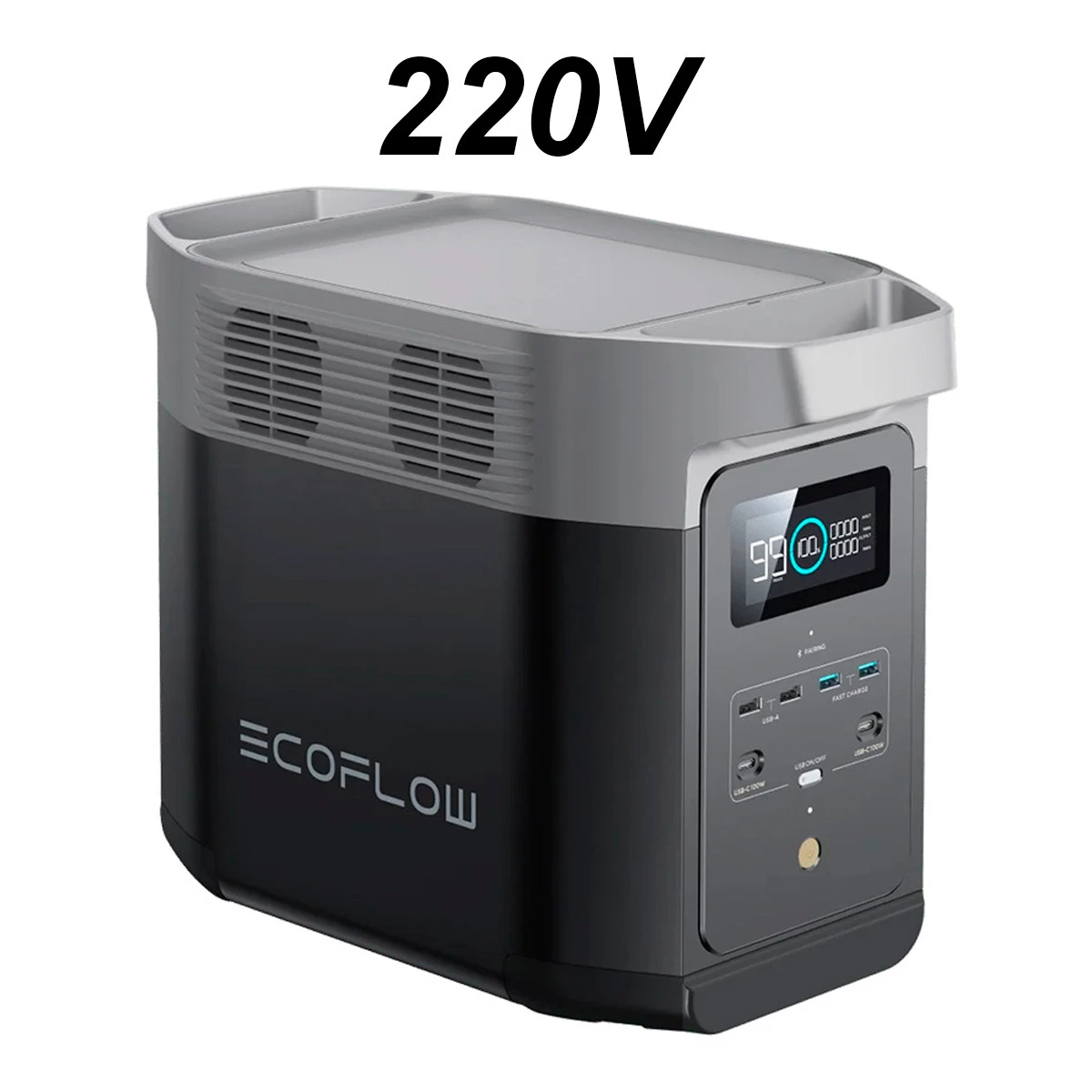 Ecoflow Delta 2 Estação de Energia Portátil 1800w 220 VAC