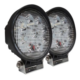 Par de Farol de LED 9Leds / 27W - Alcance médio de 150m  PROMOÇÃO PARA ACABAR COM O ESTOQUE