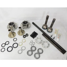 Kit de eixo Flutuante dianteiro High Performance  com Homocinéticas para Willys ou Ford 19 estrias O eixo mais reforçado