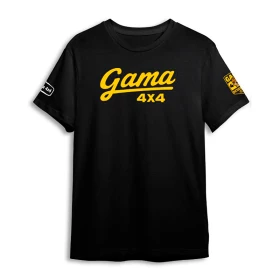 Camiseta Gama 4x4 – Edição Limitada - Universo Off Road - Preta