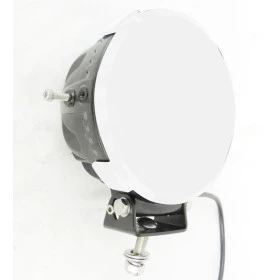 Capa Plástica para Farol de LED Ø = 17cm cor Branca - O Par
