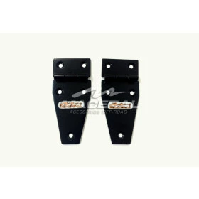 Dobradiça para Capô Preta Para Jeep Willys (Carroceria de Fibra) - Maceral