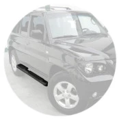Estribo para Mitsubishi TR4  - Cor Preta