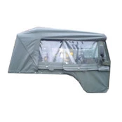 Capota Gaucha Conversível Verde Militar para Jeep Willys CJ3A ano 50 à 52