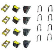 Kit básico de suspensão Toyota serve p/ adaptar em jeep ( Jumelo Alto Canela Fina )