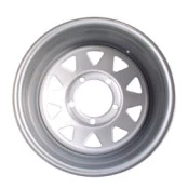 Roda Triangular Rodax em Aço 15x8 (6 furos)