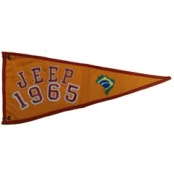 Bandeira para Antena Jeep 1965 (Bandeira Bordada /Bandeira Ano / Bandeira Decorativa para Jeep / 4x4 / Off Road) Ref: 38
