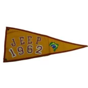 Bandeira para Antena Jeep 1962(Bandeira Bordada /Bandeira Ano / Bandeira Decorativa para Jeep / 4x4 / Off Road) Ref: 387