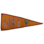 Bandeira para Antena Jeep 1961 (Bandeira decorativa / Bandeira Ano / Bandeira Decorativa para Jeep / 4x4 / Off Road) Ref