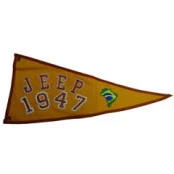 Bandeira para Antena Jeep 1947  (Bandeira Bordada /Bandeira Ano / Bandeira Decorativa para Jeep / 4x4 / Off Road) - Ref: