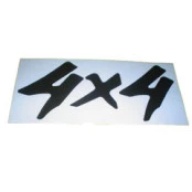 ADESIVO 4x4 preto em ploter positivo (548)