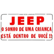 ADESIVO "JEEP o sonho de uma criança ..." (283)