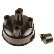 Tampa do Distribuidor Bosch C/ Rotor Mod. Jeep Willys Cj2a, Cj3a, Cj3b E Cj5 c/ Motor Hurricane 4 CC (Distribuidor Pequeno, Carvão Fixo)