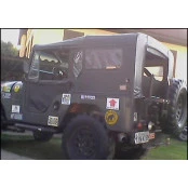 Capota Gaucha Fixa Preta  para Jeep Willys