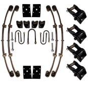 Kit Feixe de Mola Toyota especial para Adaptar em Jeep F-75, Rural (Com Buchas Silenciosas e Jumelo Confort)