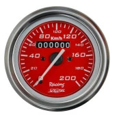 Velocímetro Mecânico 200Km W0.5 ESPORTIVO  ø=100mm  Cabo=0,5 Vermelho  (W92.160R)