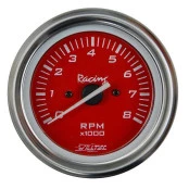 Contagiro, Tacômetro 6 CC INJ/CARB 8000  ø=52mm Vermelho (w40.410R)